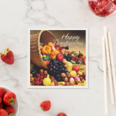 Happy Thanksgiving 12 Option Serviette (Beispiel)