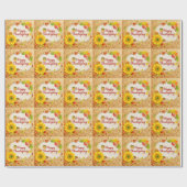 Happy Thanksgiving 13 Wrapping Paper Optionen Geschenkpapier (Flach)