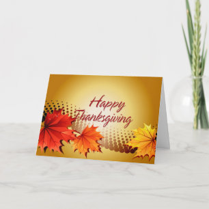 Happy Thanksgiving 16 Optionen Wrapping Paper Feiertagskarte