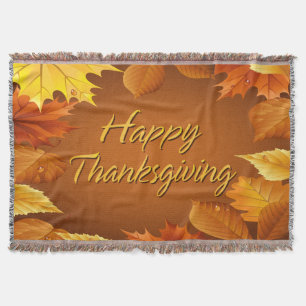 Happy Thanksgiving 1 Throw Blanket Decke