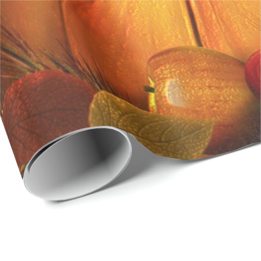 Happy Thanksgiving 2 Wrapping Paper Geschenkpapier (Rolleneckpunkt)