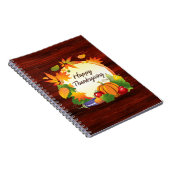 Happy Thanksgiving 5A Notebook Notizblock (Rechte Seite)