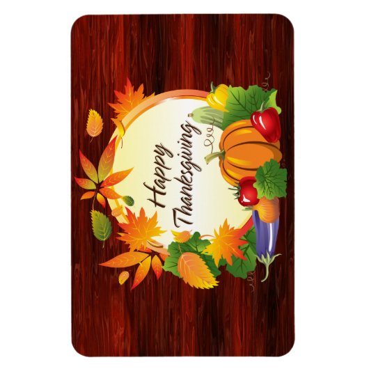 Happy Thanksgiving 5A Premium Magnet (Vertikal)