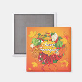 Happy Thanksgiving 6 Magnet (Vorderseite/Rückseite)