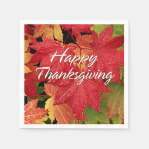 Happy Thanksgiving 8 Optionen Serviette