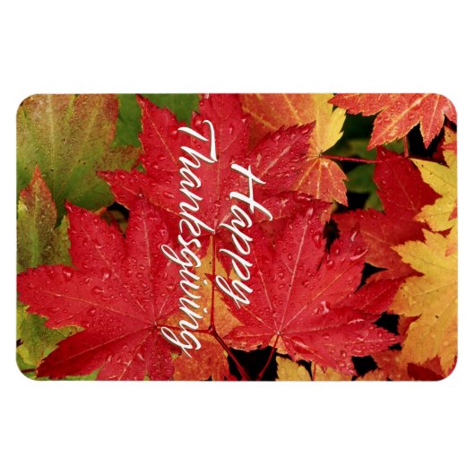 Happy Thanksgiving 8 Premium Magnet (Horizontal)