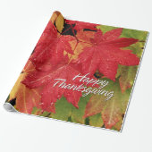 Happy Thanksgiving 8 Wrapping Paper Geschenkpapier (Ungerollt)