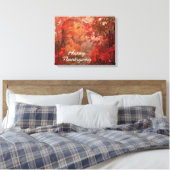 Happy Thanksgiving 9 Wrapped Canvas Leinwanddruck (Insitu (Schlafzimmer))