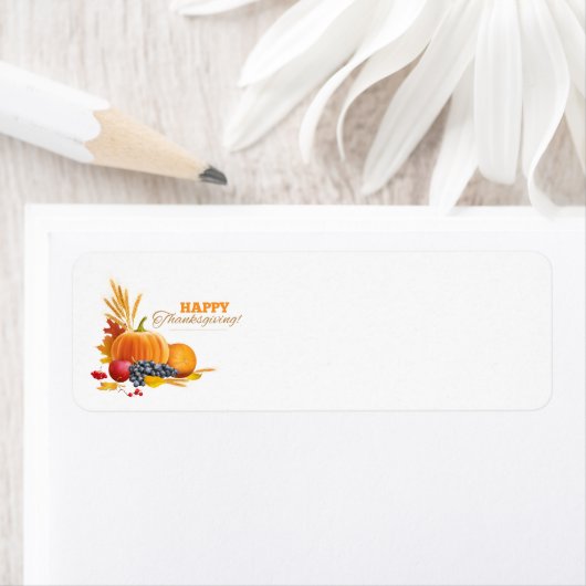 Happy Thanksgiving Address Labels (Insitu)