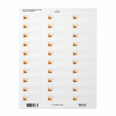 Happy Thanksgiving Address Labels (Vorne)
