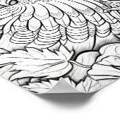 Happy Thanksgiving Adult Coloring Poster (Ecke)