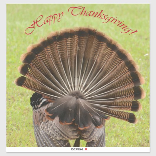 Happy Thanksgiving Aufkleber (Blatt)