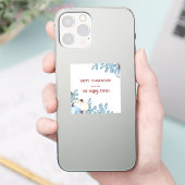 Happy Thanksgiving Aufkleber (Telefon)