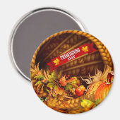 Happy Thanksgiving Best Magnet (Vorderseite/Rückseite)