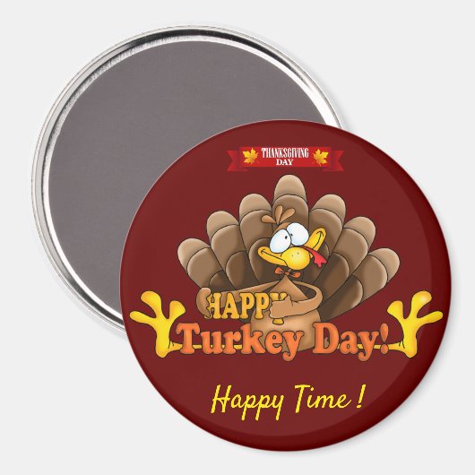 Happy Thanksgiving Best Magnet (Vorderseite/Rückseite)