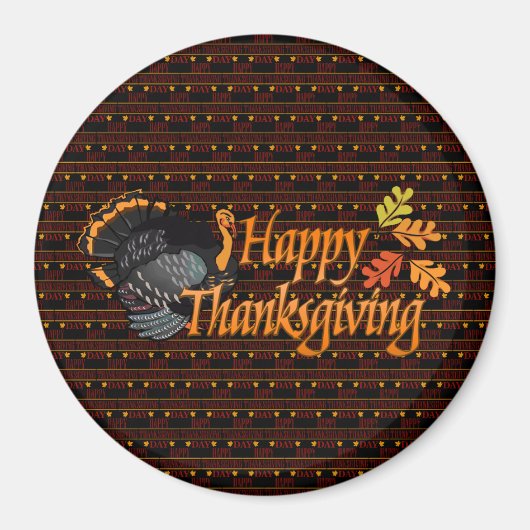Happy Thanksgiving Best Magnet (Vorne)