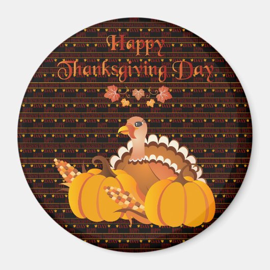 Happy Thanksgiving Best Magnet (Vorne)