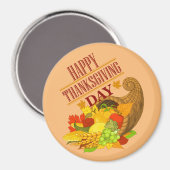 Happy Thanksgiving Bester Magnet (Vorderseite/Rückseite)