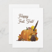 Happy Thanksgiving Blank Greeting Cards (Vorne/Hinten)