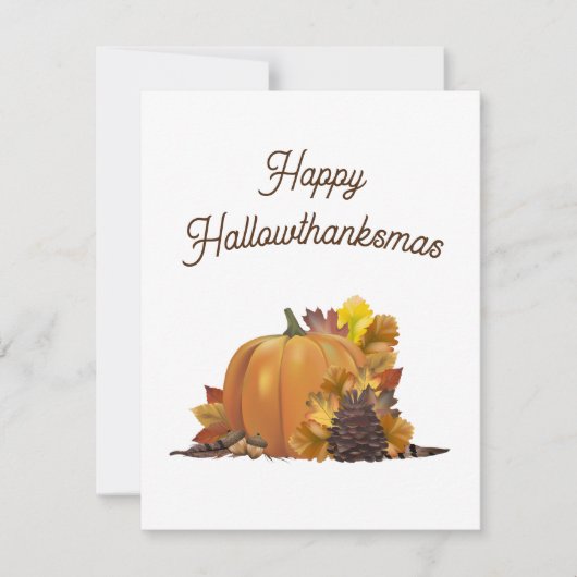 Happy Thanksgiving Blank Greeting Cards (Vorderseite)