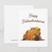 Happy Thanksgiving Blank Greeting Cards (Vorne/Hinten)