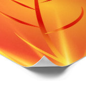 Happy Thanksgiving Blätter Poster (Ecke)