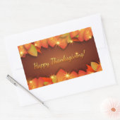 Happy Thanksgiving Blätter Stickers (Umschlag)