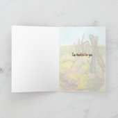 Happy Thanksgiving Boyfriend Favorite Typ Karte (Innenseite)