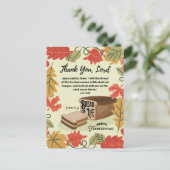 Happy Thanksgiving BREAD OF LIFE Feiertagspostkarte (Stehend Vorderseite)