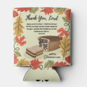 Happy Thanksgiving BREAD OF LIFE Monogram Dosenkühler (Rückseite)