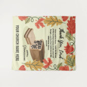 Happy Thanksgiving BREAD OF LIFE Wandteppich (Vorderseite (Horizontal))
