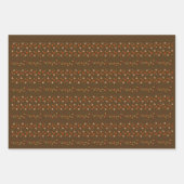 Happy Thanksgiving - Brown Theme Geschenkpapier Set (Vorderseite 3)