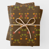 Happy Thanksgiving - Brown Theme Geschenkpapier Set (Beispiel)