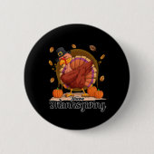 Happy Thanksgiving Button (Vorderseite)