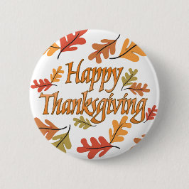 Happy Thanksgiving Button