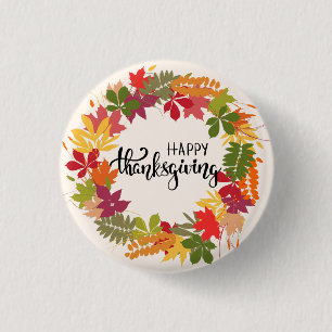 Happy Thanksgiving Button