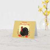 Happy Thanksgiving Card Karte (Gelbe Blume)