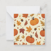 Happy Thanksgiving Card Mitteilungskarte (Rückseite)