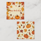 Happy Thanksgiving Card Mitteilungskarte (Vorne/Hinten)