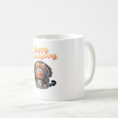 Happy Thanksgiving Cat Türkei Day Fall Classic T-S Kaffeetasse (VorderseiteRechts)