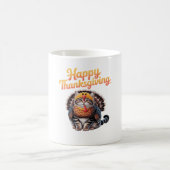 Happy Thanksgiving Cat Türkei Day Fall Classic T-S Kaffeetasse (Mittel)