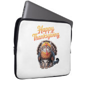 Happy Thanksgiving Cat Türkei Day Fall Classic T-S Laptopschutzhülle (Vorne Rechts)