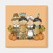 Happy Thanksgiving Children Magnet (Vorne)