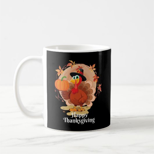 Happy Thanksgiving Coffee Tasse (Links)