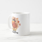 Happy Thanksgiving Coffee Tasse (Vorderseite Links)