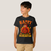 Happy Thanksgiving Cute Turkey Family Dinner Thank T-Shirt (Vorne ganz)