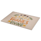 Happy Thanksgiving Cutting Board Schneidebrett (Ecke)