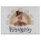 Happy Thanksgiving Cutting Board Schneidebrett (Vorderseite)