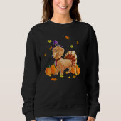 Happy Thanksgiving Dachshund Turkey Costume Sweatshirt (Vorderseite)