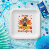 Happy Thanksgiving Dackel Hundebesitzer Pet Lover Pappteller (Party)